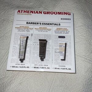 Men’s Korres Athenian Grooming Essentials - Black and White